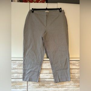 👖 Talbots Heritage Pinstripe Cropped Pants Size 20W